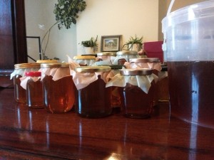 Clontarf local honey in jars
