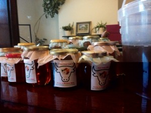 Clontarf Honey in jars 2015 with label